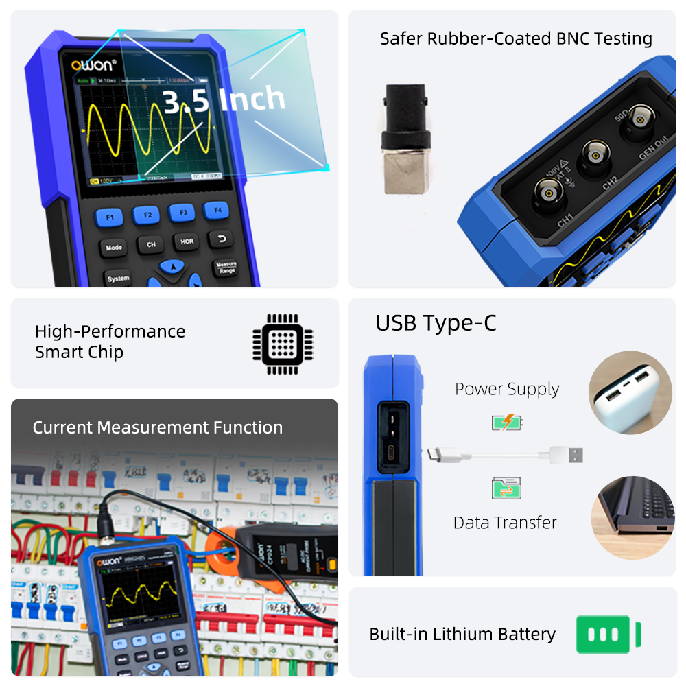 Osciloscópio Digital Portátil  - Signal Generator Spectrum Analyzer avaliação e preço